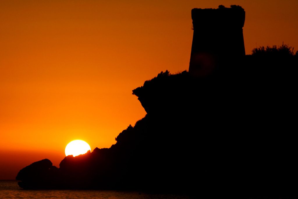 Tramonto a Marina di Camerota